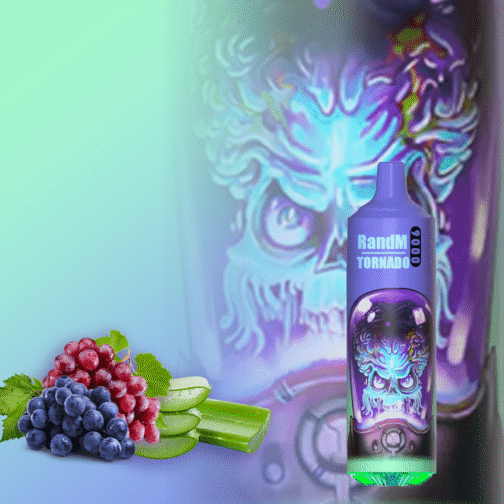 R AND M Tornado Aloe Grape 9000