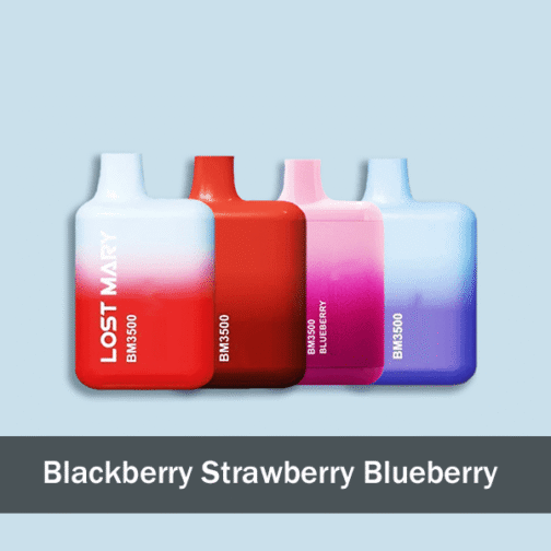 Elf Bar Lost Mary Vape 3500 Puffs Blackberry Strawberry Blueberry