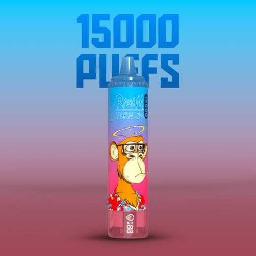 RandM Tornado 15000 Blue Razz Cherry