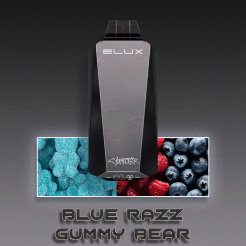 Elux Legend Cyberover 15000 Blue Razz Gummy Bear