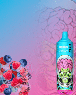 R AND M Tornado Blue Razz Ice 9000