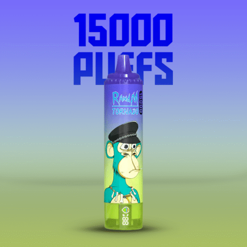 RandM Tornado 15000 Blueberry Bubblegum