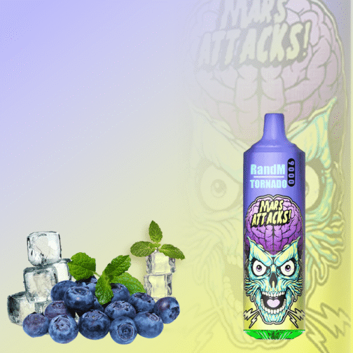 R AND M Tornado Blueberry Ice 9000