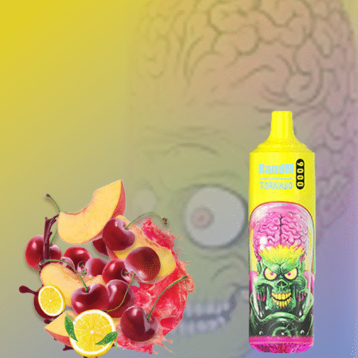 R AND M Tornado Cherry Peach Lemonade 9000
