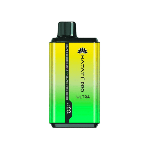 3Hayati Pro Ultra 15000 Puffs Grape Cucumber Apple Pineapple Passion Lime