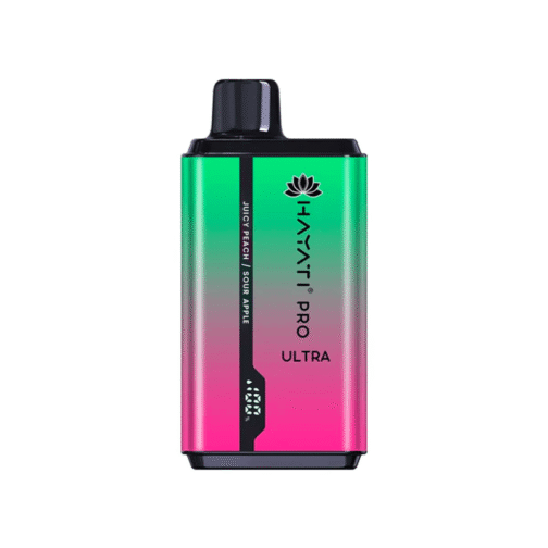Hayati Pro Ultra 15000 Puffs Sour Apple Juicy Peach