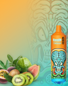 R AND M Tornado Kiwi Passion Fruit Guava 9000