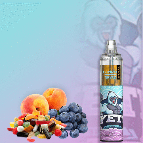 R AND M Tornado Peach Blueberry Candy