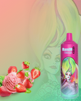R AND M Tornado Strawberry Cream 9000