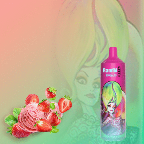 R AND M Tornado Strawberry Cream 9000