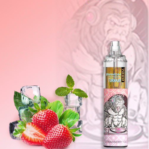 R AND M Tornado Strawberry Ice