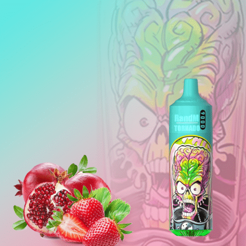 R AND M Tornado Strawberry Pomegranate 9000