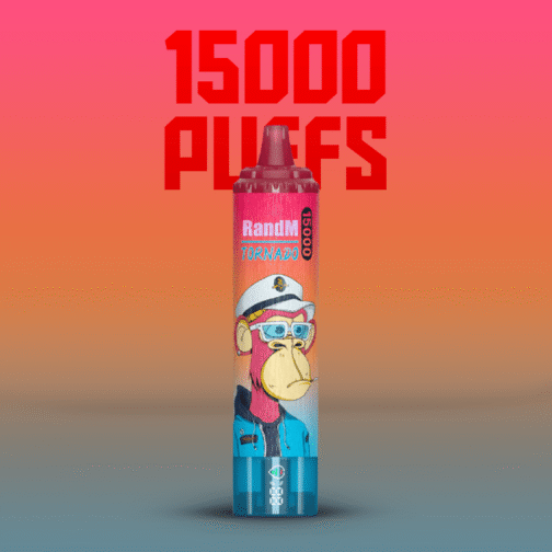 RandM Tornado 15000 Strawberry Red Bull
