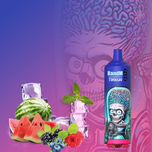 R AND M Tornado Watermelon Brazz Ice 9000